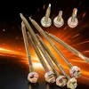 Golden screw stainless steel self-tapping screw, 304 material, bright and corrosion-resistant, multiple specifications available Specification image